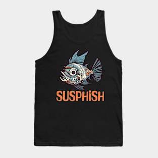 Susphish Quirky Fish Tank Top